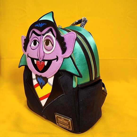 Loungefly Sesame Street Count Von Count Cosplay Mini Backpack NEW - Picture 10 of 15